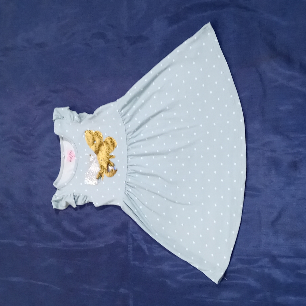 (LITTLE GIRL SIZE 4) FREESTYLE BUTTERFLY DRESS
